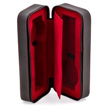 Uhrenbox 2 Uhren ROT Uhrenetui PU Leder Uhrenkoffer Aufbewahrung Uhr Reise Auto