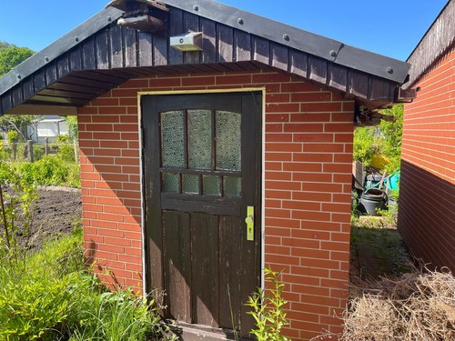 Gartenlaube verschenken - zu,