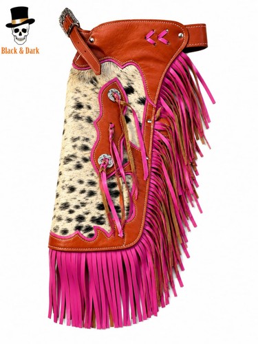 Western rindsleder chaps - rindsleder,