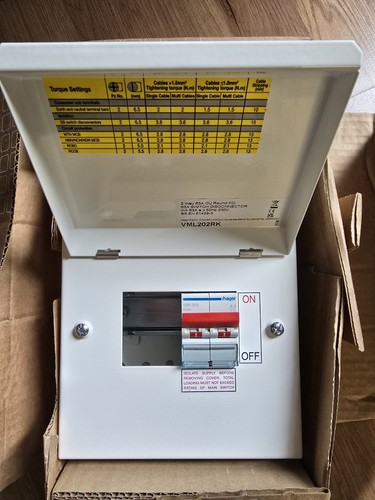 Hager fach 63a - 63a, metall