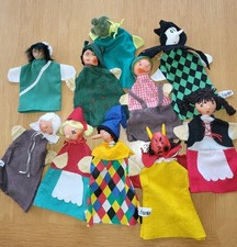 10 Kasperlefiguren, Kopf aus