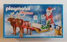 Playmobil Sammlung Set 9496 Rentierschlitten Nikolaus Weihnachten Christmas