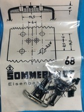 Sommerfeldt H0 68 1 Paar Stromabnehmer mit Isolatoren (#B76)