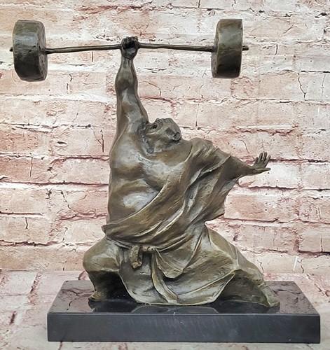 Bronze gewichtheben athlet - bronze,