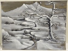 "Snowy Winter Landscape With