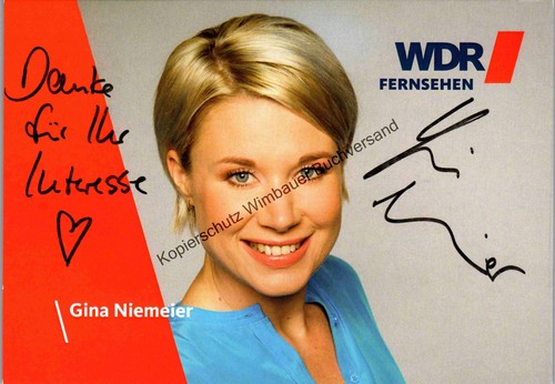 Original autogramm gina - original,