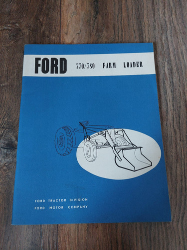 Original handbuch ford lader - original,