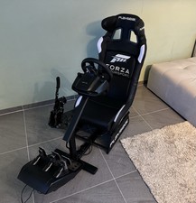 PlaySeat + Lenkrad  mit Pedalen + Handbremse (Komplettsitz Neuwertig)