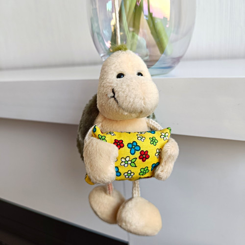 Nici plush turtle with - with, flower