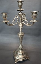 Antiker Silber Kerzenständer