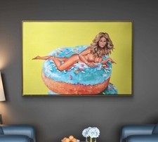 Donut, Frau,sexy, Pop Art