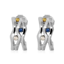 Xen ohrstecker mit multicolor - ohrstecker,