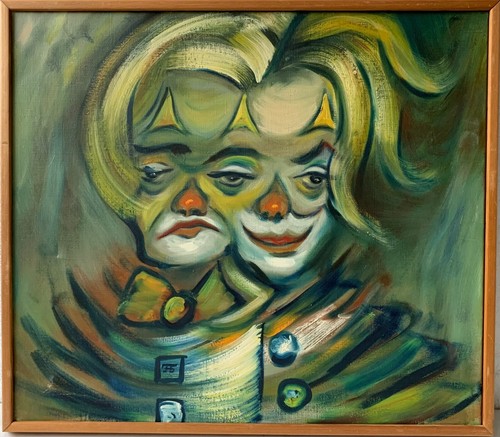 ölbild expressionist 1980 - expressionist,