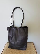 Original Furla Tote schwarzes Leder Schultertasche Shopper Umhängetasche Trageta