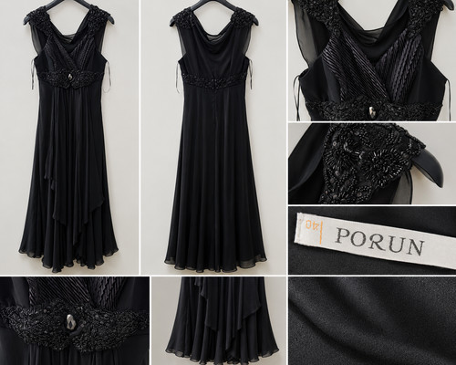 Porun abendkleid schwarz - porun,