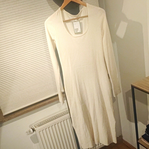Damen strickkleid midi - h&m,