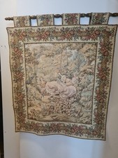 Wunderschöner  Vintage Wandteppich Gobelin 100x80 Cm