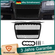 Waben Sport Kühlergrill Schwarz Glanz ohne Emblem für Audi A3 8P 03-08 auch 2