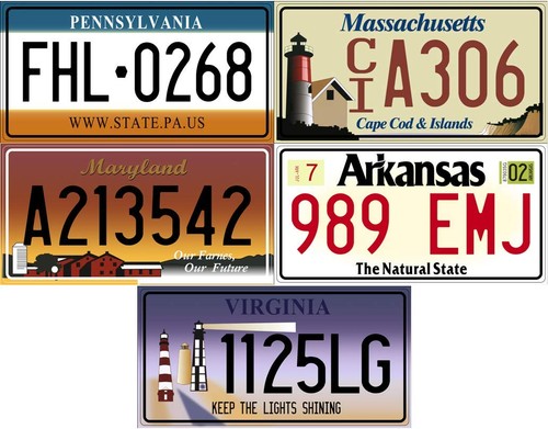 Los mit usa autokennzeichen - los, 5