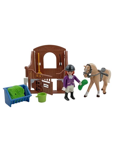 Playmobil pferdestall mit - pferdestall,