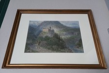 Ludwig Friedrich Autenrieth: Aquarell Gemälde Bild um 1830 signiert gerahmt