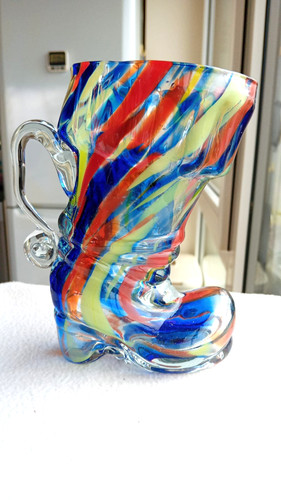 Glas skulptur stiefel - glas, als