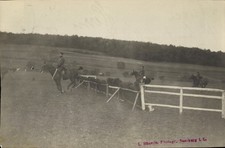 Foto Ak Springreiten, Reiter