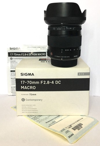 Sigma 70mm 4 dc macro - f/2.8-4,