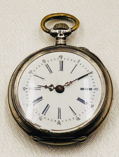 Antike taschenuhr 800 silber - antike, 0,800