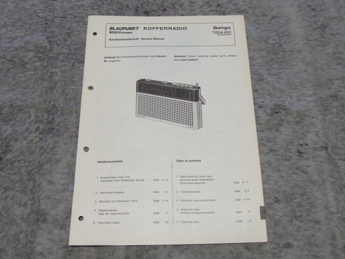 Schaltplan service manual - manual, für
