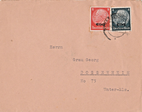Briefumschlag 1937 verschickt