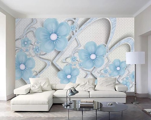 Blaue blume zhuc2115 tapete - 3d,