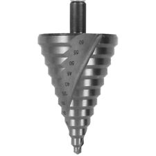 Stufenbohrer,Ø 6-60mm HSS Titan Fräser Stahl Stufenbohrer 12 Stufen Konusbohrer,