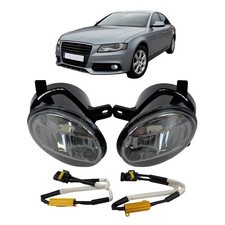 Nebelscheinwerfer Set VOLL-LED smoke paßt für Audi A4 B8  A6 4F  Q5 8R Seat Exeo