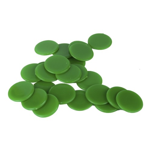 Spielchips grün - mm,