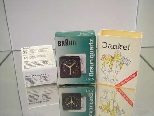 Braun wecker a limitierte - wecker,