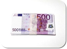 Miniatur Geld, Euro-Scheine