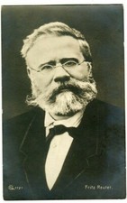 Photo postcard Fritz Reuter