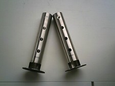 2 x Teelicht Aufbewahrungssäule aus Edelstahl von Leopold