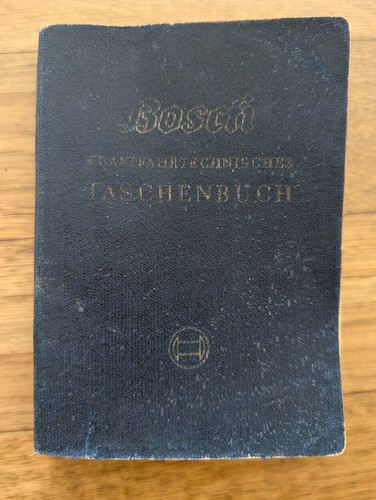Bosch kraftfahrtechnisches - bosch,