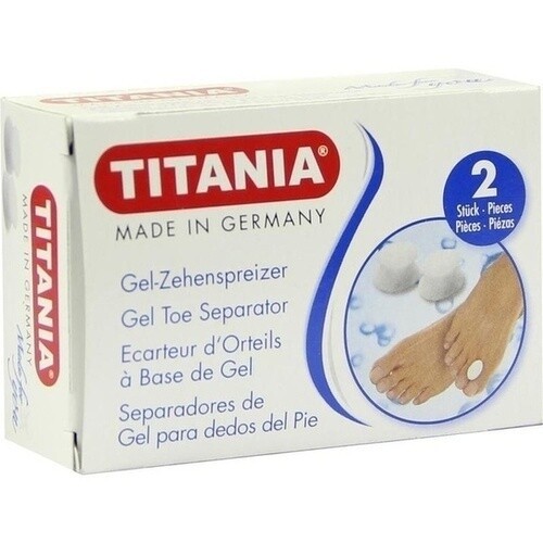 Zehenspreizer aus gel titania - zehenspreizer,