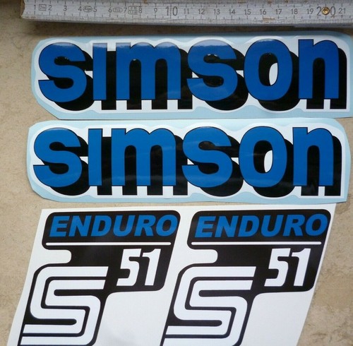 S51,Enduro,Simson,Aufklebersat