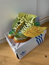 adidas JS Foil Wings Jeremy Scott Iridescent yellow Metallic Gold Pearl Citrine