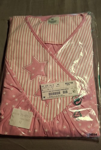 Neu damen nachthemd pink weiss - neu,