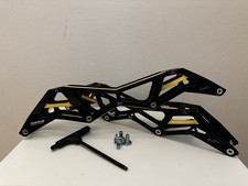 Powerslide Inline Racing Schiene 3x4 - 4x110mm, Schwarz/Gold