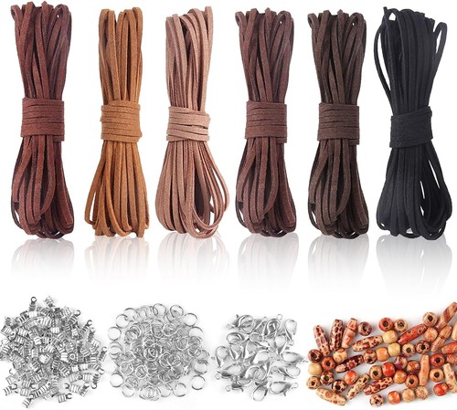 Lederband bastelset farben - lederband, 6