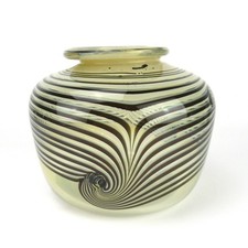 Erwin eisch glas vase signiert - eisch,