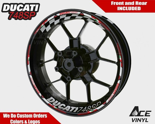 Ducati 748sp felgenaufkleber - 748sp,