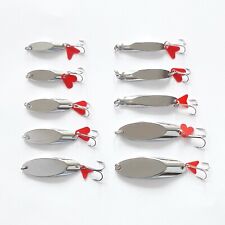 3er Pack BLINKER Spoons 5-60g Hecht Zander Meerforellen Meeres Dorsch Zocker Jig