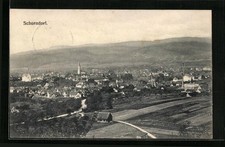 Ansichtskarte Schorndorf, Panorama mit Kirche 1911 